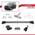 Jeep Liberty 2002-2007 Arası ile Uyumlu FLY Model Ara Atkı Tavan Barı Gri 3 Adet