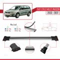 Fiat Stilo Multi Wagon 2003-2007 Arası ile Uyumlu FLY Model Ara Atkı Tavan Barı Gri 2 Adet