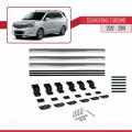 Ssangyong Turismo 2012-2019 Arası ile Uyumlu BASIC Model Ara Atkı Tavan Barı Gri 3 Adet