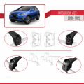 Mitsubishi ASX (GA) 2010-2022 Arası ile Uyumlu ACE-2 Ara Atkı Tavan Barı Siyah 2 Adet