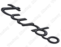 Turbo Bagaj Logosu Siyah