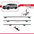 Kia Carnival 2025 ve Sonrası ile Uyumlu BASIC Model Ara Atkı Tavan Barı Gri 3 Adet