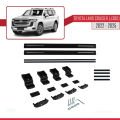 Toyota Land Cruiser (J300) 2022 ve Sonrası ile Uyumlu BASIC Model Ara Atkı Tavan Barı Siyah 2 Adet
