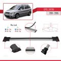 Opel Zafira A (T98) 2001-2005 Arası ile Uyumlu FLY Model Ara Atkı Tavan Barı Gri 3 Adet