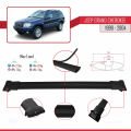 Jeep Grand Cherokee 2 (WJ) 1999-2004 Arası ile Uyumlu FLY Model Ara Atkı Tavan Barı Siyah 3 Adet