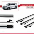 Ssangyong Tivoli XLV 2015-2023 Arası ile Uyumlu BASIC Model Ara Atkı Tavan Barı Gri 3 Adet