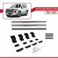 Toyota Land Cruiser (J300) 2022 ve Sonrası ile Uyumlu BASIC Model Ara Atkı Tavan Barı Gri 2 Adet