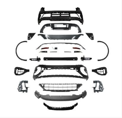 2022+ Makyajlı T-Roc Uyumlu Yedek Parça İçin R Body Kit(Egzoz Dahil)