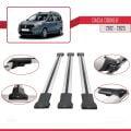 Dacia Dokker (K67) 2012-2024 Arası ile Uyumlu FLY Model Ara Atkı Tavan Barı Gri 3 Adet
