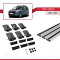 Dacia Dokker (K67) 2012-2024 Arası ile Uyumlu FLY Model Ara Atkı Tavan Barı Gri 3 Adet