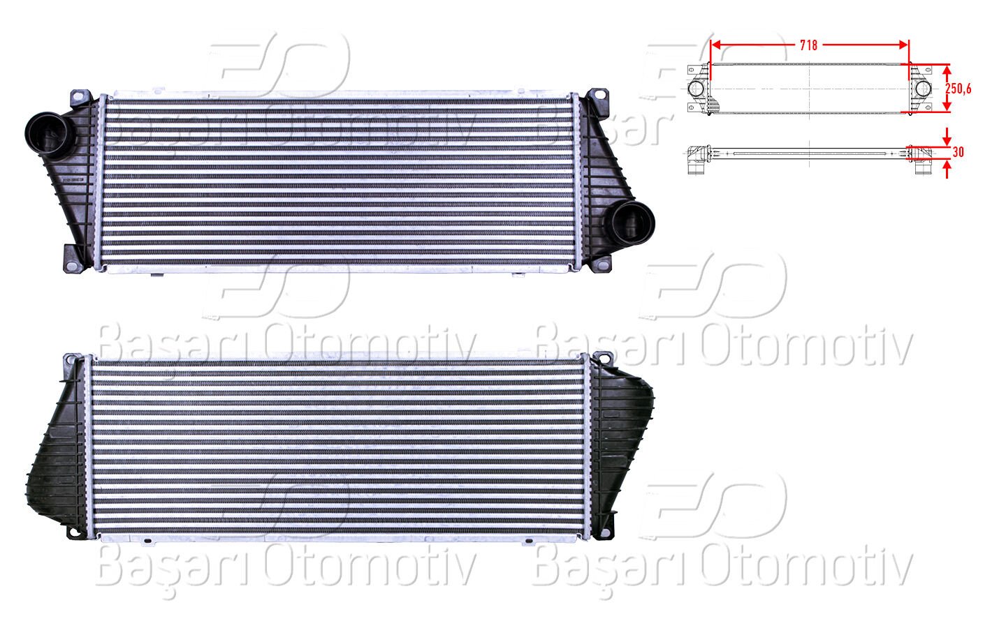 Mercedes-Benz Sprinter 2.5 TDI 1997 Turbo Radyatörü (Intercooler)