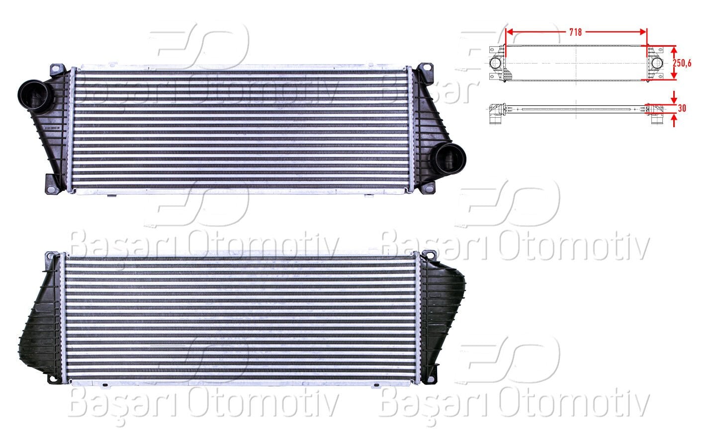 Mercedes-Benz Sprinter 2.5 TDI 1997 Turbo Radyatörü (Intercooler)
