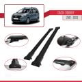 Dacia Dokker (K67) 2012-2024 Arası ile Uyumlu FLY Model Ara Atkı Tavan Barı Siyah 2 Adet