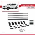 GMC Acadia Denali 2024-2025 Arası ile Uyumlu BASIC Model Ara Atkı Tavan Barı Gri 3 Adet