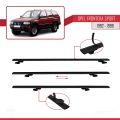 Opel Frontera Sport 1992-1998 Arası ile Uyumlu BASIC Model Ara Atkı Tavan Barı Siyah 2 Adet