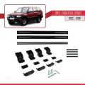 Opel Frontera Sport 1992-1998 Arası ile Uyumlu BASIC Model Ara Atkı Tavan Barı Siyah 2 Adet