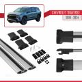 Chevrolet Traverse 2018-2024 Arası ile Uyumlu FLY Model Ara Atkı Tavan Barı Gri 2 Adet