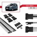 Dacia Dokker (K67) 2012-2024 Arası ile Uyumlu FLY Model Ara Atkı Tavan Barı Gri 2 Adet