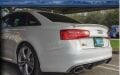 Audi A6 C7 Kasa Uyumlu Yedek Parça Anatomik Spoiler Boyalı