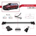 Kia Carnival 4 (KA4) 2021-2023 Arası ile Uyumlu FLY Model Ara Atkı Tavan Barı Gri 3 Adet