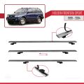 Holden Frontera Sport 2 1999-2004 Arası ile Uyumlu BASIC Model Ara Atkı Tavan Barı Gri 2 Adet