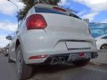 Volkswagen Polo MK5 2014-2017 Uyumlu Reflektörlü Silver Difüzör