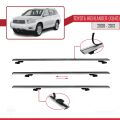 Toyota Highlander (XU40) 2008-2013 Arası ile Uyumlu BASIC Model Ara Atkı Tavan Barı Gri 2 Adet