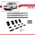 Toyota Highlander (XU40) 2008-2013 Arası ile Uyumlu BASIC Model Ara Atkı Tavan Barı Gri 2 Adet