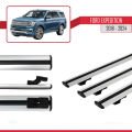 Ford Expedition 2018-2024 Arası ile Uyumlu BASIC Model Ara Atkı Tavan Barı Gri 3 Adet