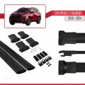 Chevrolet Equinox 2018-2024 Arası ile Uyumlu FLY Model Ara Atkı Tavan Barı Siyah 2 Adet