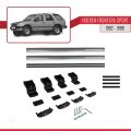 Holden Frontera Sport 1992-1998 Arası ile Uyumlu BASIC Model Ara Atkı Tavan Barı Gri 2 Adet