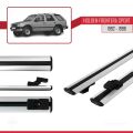 Holden Frontera Sport 1992-1998 Arası ile Uyumlu BASIC Model Ara Atkı Tavan Barı Gri 2 Adet