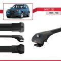 BMW X3 (E83) 2003-2010 Arası ile Uyumlu ACE-1 Ara Atkı Tavan Barı Siyah 2 Adet