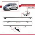 Toyota Corolla Verso 2 (AR10) 2004-2010 Arası ile Uyumlu BASIC Model Ara Atkı Tavan Barı Gri 2 Adet