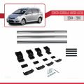 Toyota Corolla Verso 2 (AR10) 2004-2010 Arası ile Uyumlu BASIC Model Ara Atkı Tavan Barı Gri 2 Adet
