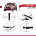Buick Terraza CXL 2004-2008 Arası ile Uyumlu BASIC Model Ara Atkı Tavan Barı Gri 3 Adet