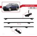 Holden Frontera 2 1999-2004 Arası ile Uyumlu BASIC Model Ara Atkı Tavan Barı Siyah 2 Adet