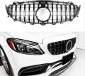 Mercedes W205 C Serisi 2019+ Uyumlu GTR Panjur / Siyah