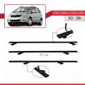 Toyota Corolla Verso (E120) 2001-2004 Arası ile Uyumlu BASIC Model Ara Atkı Tavan Barı Siyah 2 Adet