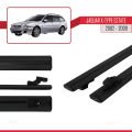 Jaguar X-Type Estate 2002-2009 Arası ile Uyumlu BASIC Model Ara Atkı Tavan Barı Siyah 2 Adet
