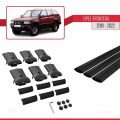 Opel Frontera 1992-1998 Arası ile Uyumlu FLY Model Ara Atkı Tavan Barı Siyah 3 Adet