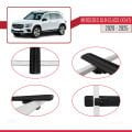 Mercedes GLB Class (X247) 2020 ve Sonrası ile Uyumlu BASIC Model Ara Atkı Tavan Barı Siyah 3 Adet