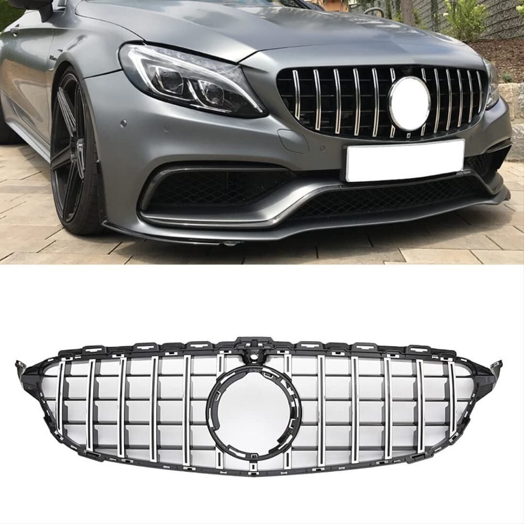 Mercedes W205 C Serisi (2015-2018) Arası Uyumlu Panjur GTR / Gri