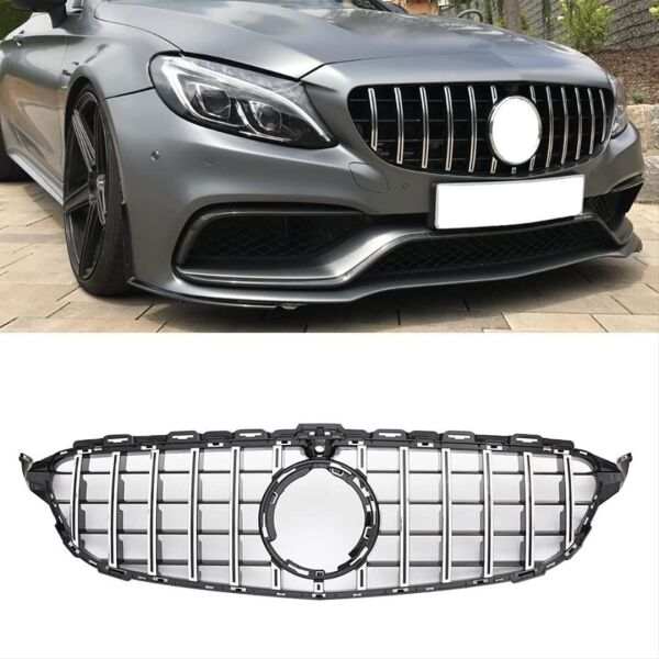 Mercedes W205 C Serisi (2015-2018) Arası Uyumlu Panjur GTR / Gri