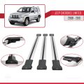 Jeep Cherokee 4 (KK) 2008-2013 Arası ile Uyumlu FLY Model Ara Atkı Tavan Barı Gri 3 Adet