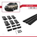 Opel Antara 2007-2016 Arası ile Uyumlu FLY Model Ara Atkı Tavan Barı Siyah 3 Adet