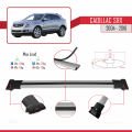 Cadillac SRX 2004-2016 Arası ile Uyumlu FLY Model Ara Atkı Tavan Barı Gri 2 Adet