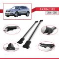 Cadillac SRX 2004-2016 Arası ile Uyumlu FLY Model Ara Atkı Tavan Barı Gri 2 Adet