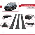 Jeep Cherokee 3 (KJ) 2002-2007 Arası ile Uyumlu FLY Model Ara Atkı Tavan Barı Siyah 3 Adet