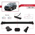 Jeep Cherokee 3 (KJ) 2002-2007 Arası ile Uyumlu FLY Model Ara Atkı Tavan Barı Siyah 3 Adet